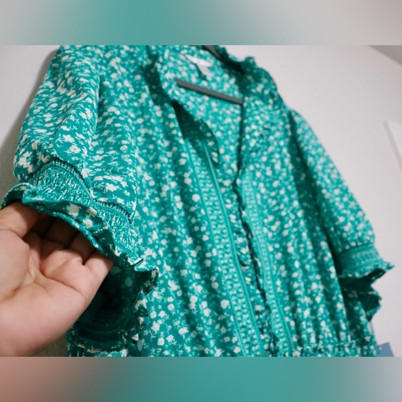 Jade Ivory Peasant Dress - Picture 6 of 8